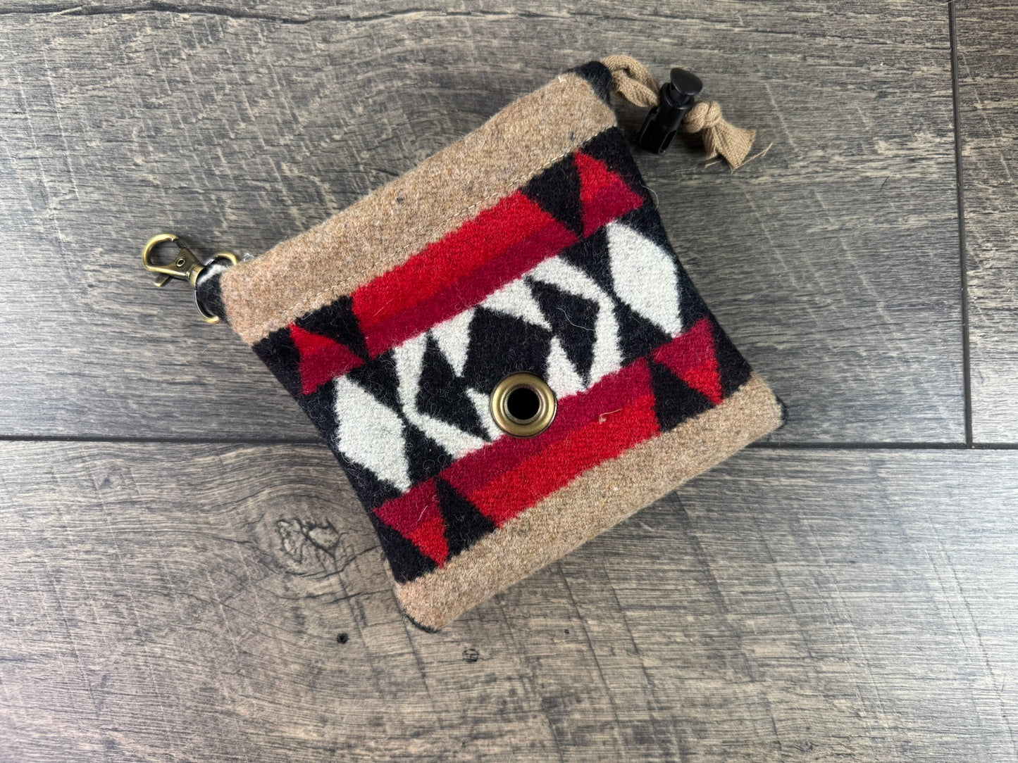 Dog Bag Holder - Rock Point Red & Black