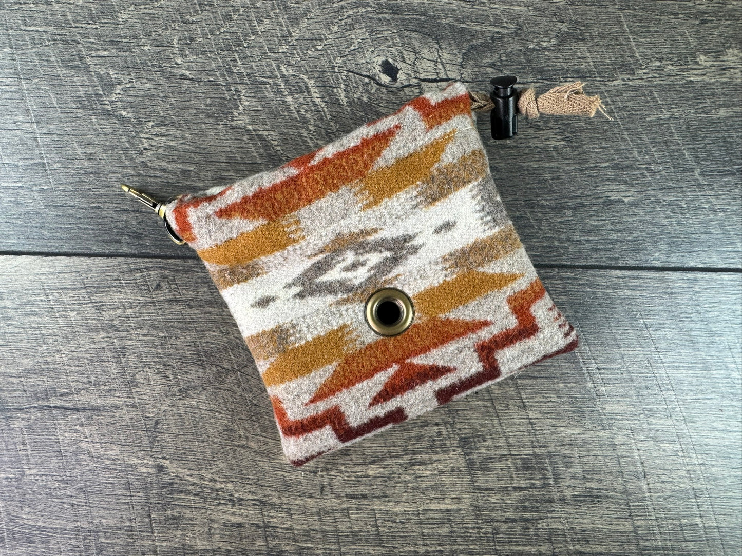 Dog Bag Holder - Mesilla (Orange & Red)