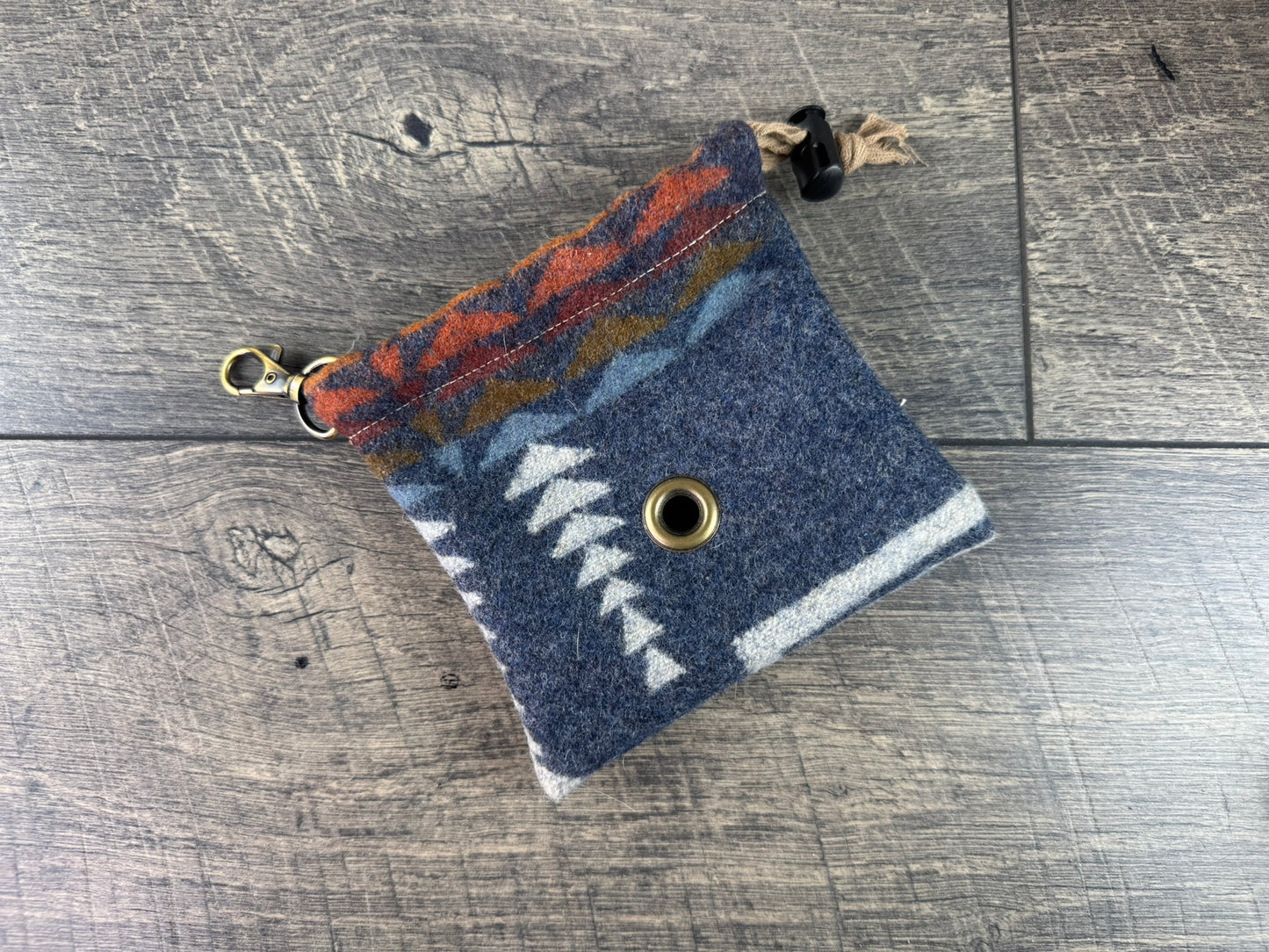 Dog Bag Holder - Navy Harding