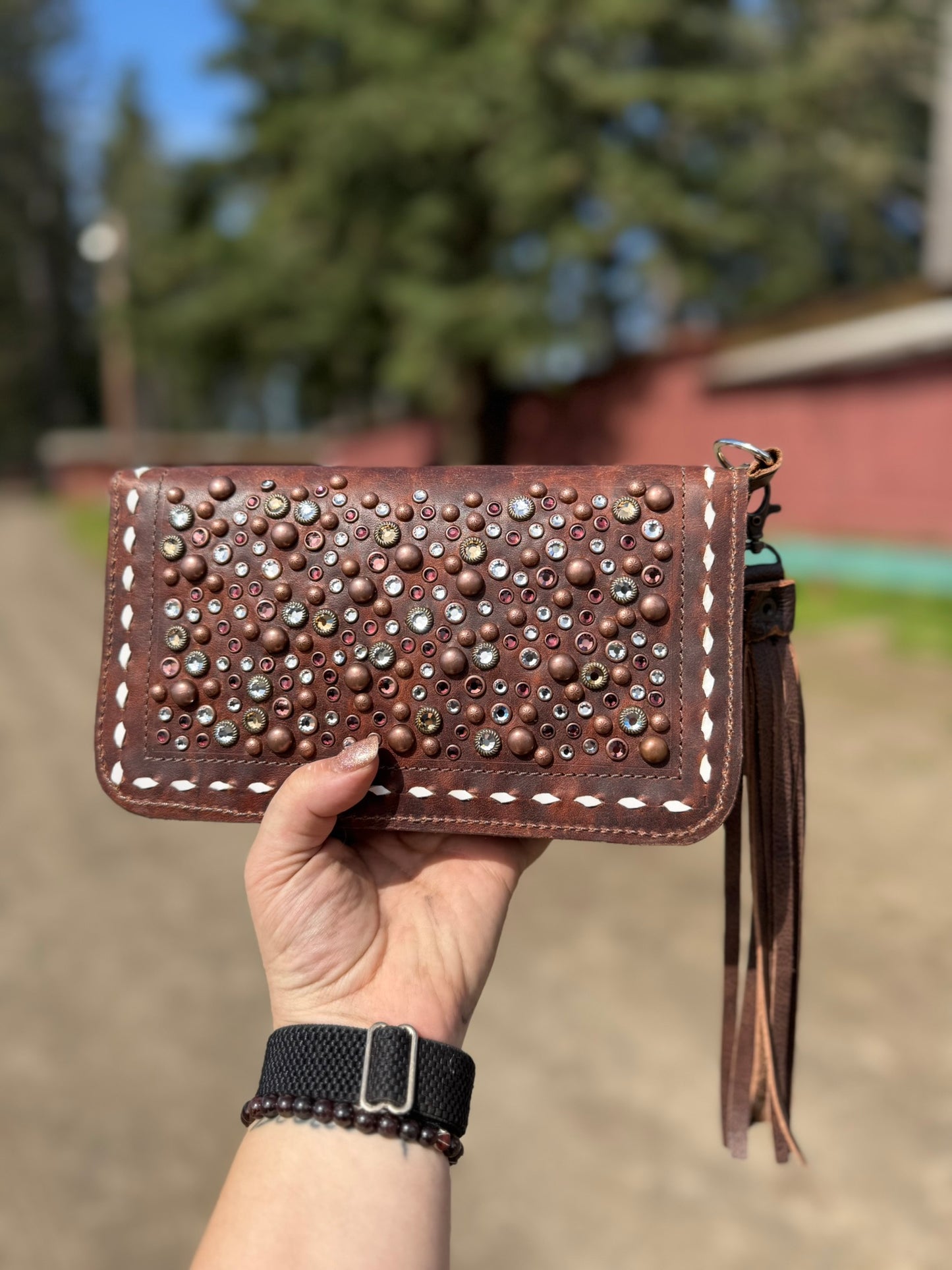 Custom "Athena" Clutch Wallet