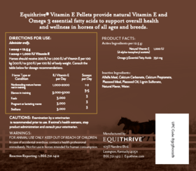 Equithrive Vitamin E Pellets
