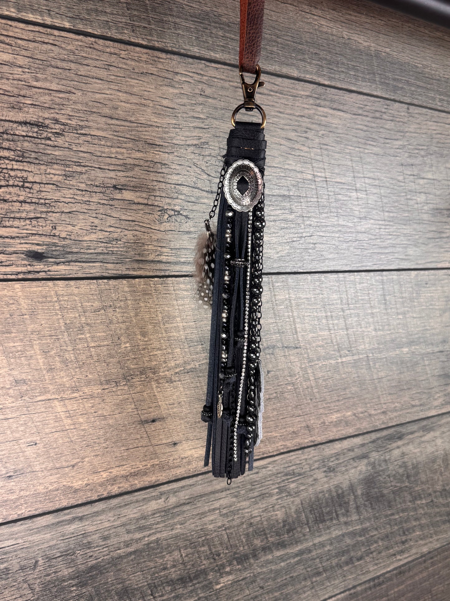 “Junk’d Up” Tassel 009 - Black & Gunmetal