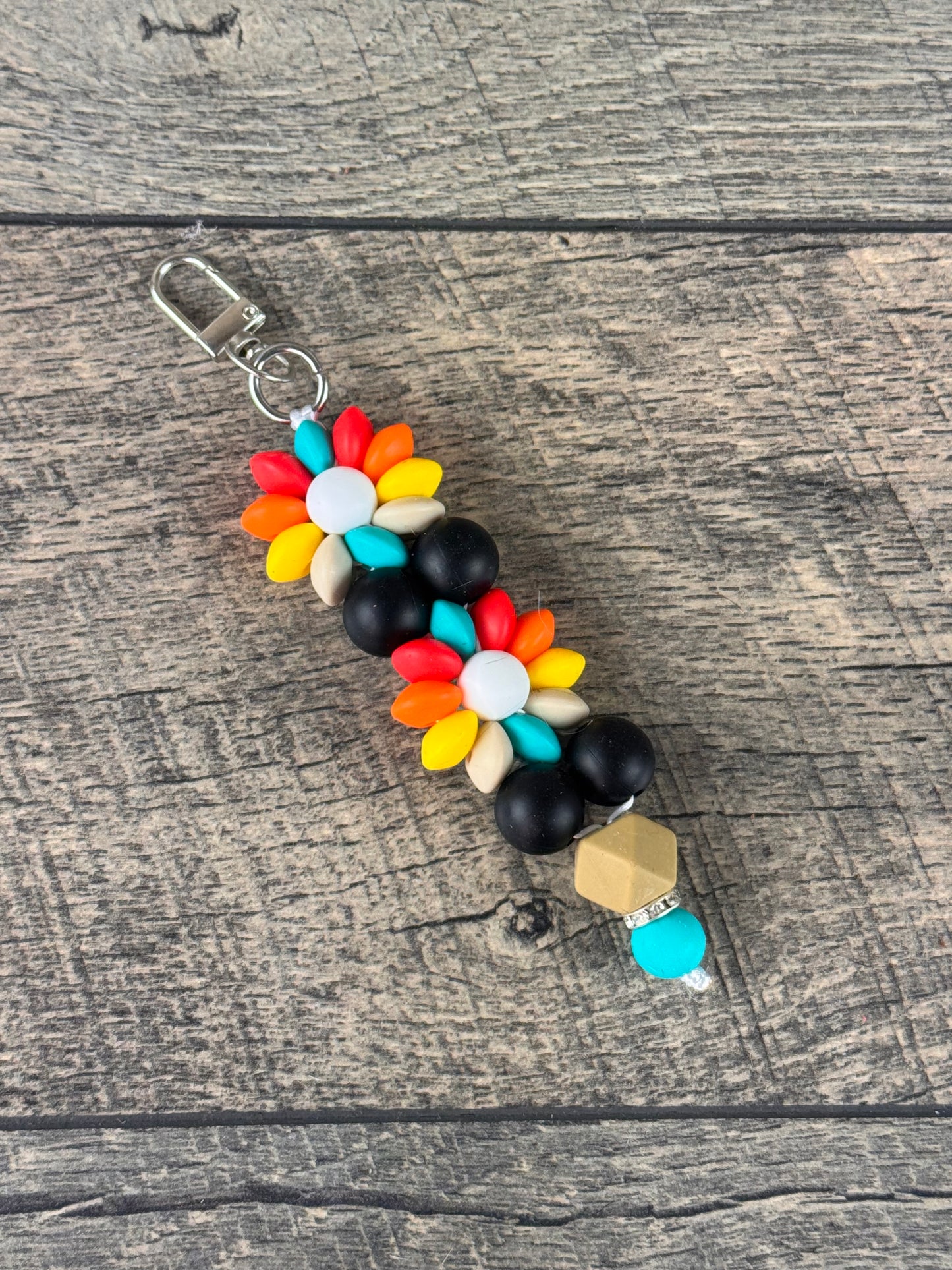 Silicone Flower Keychain 016 - Tucson