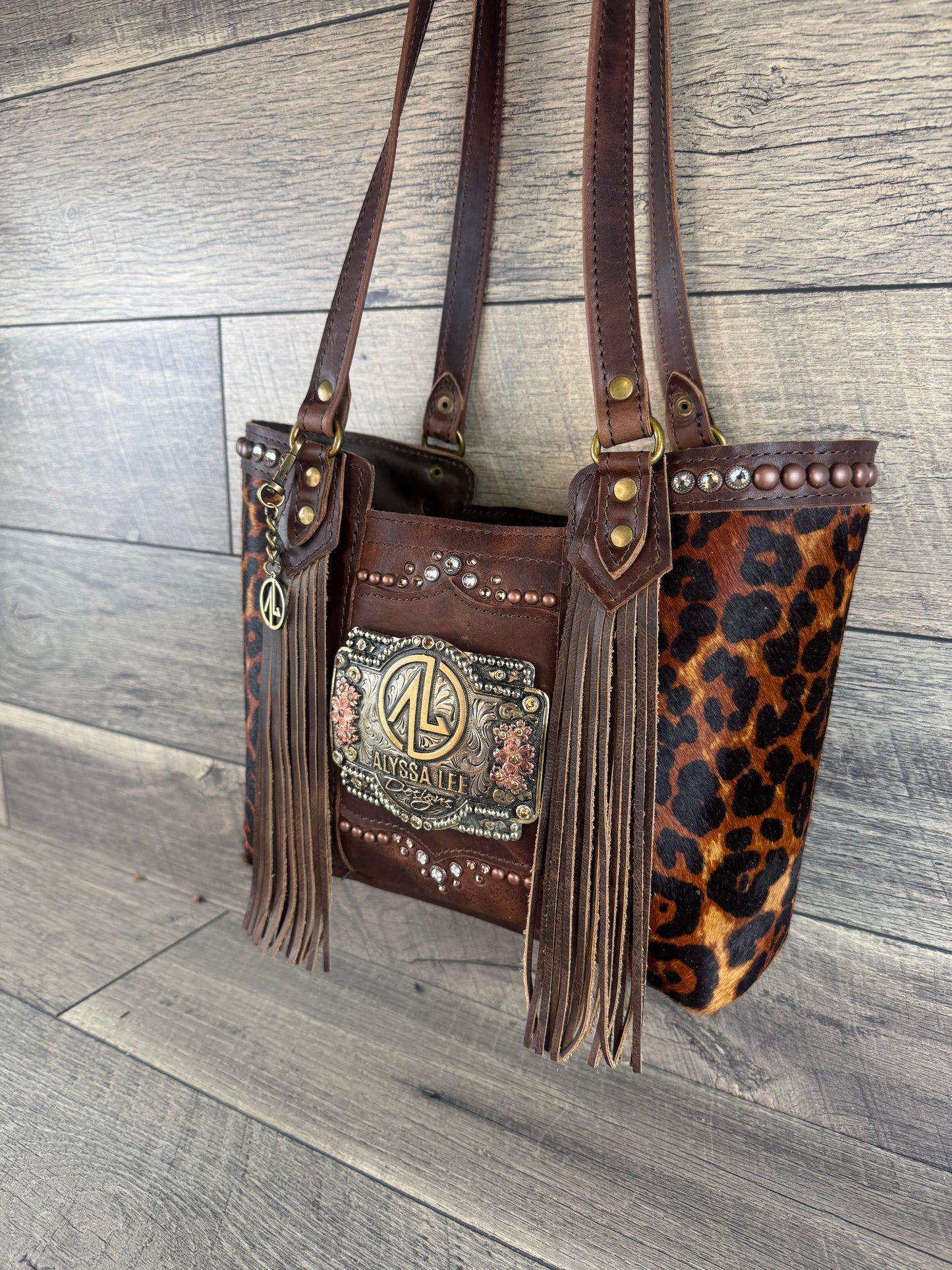 Mini Tiffy Tote w/Buckle Option - New Leopard