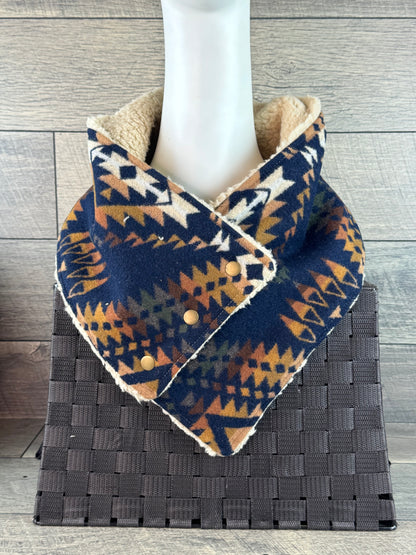 Mission Trails Navy Sherpa Cozy Cowl