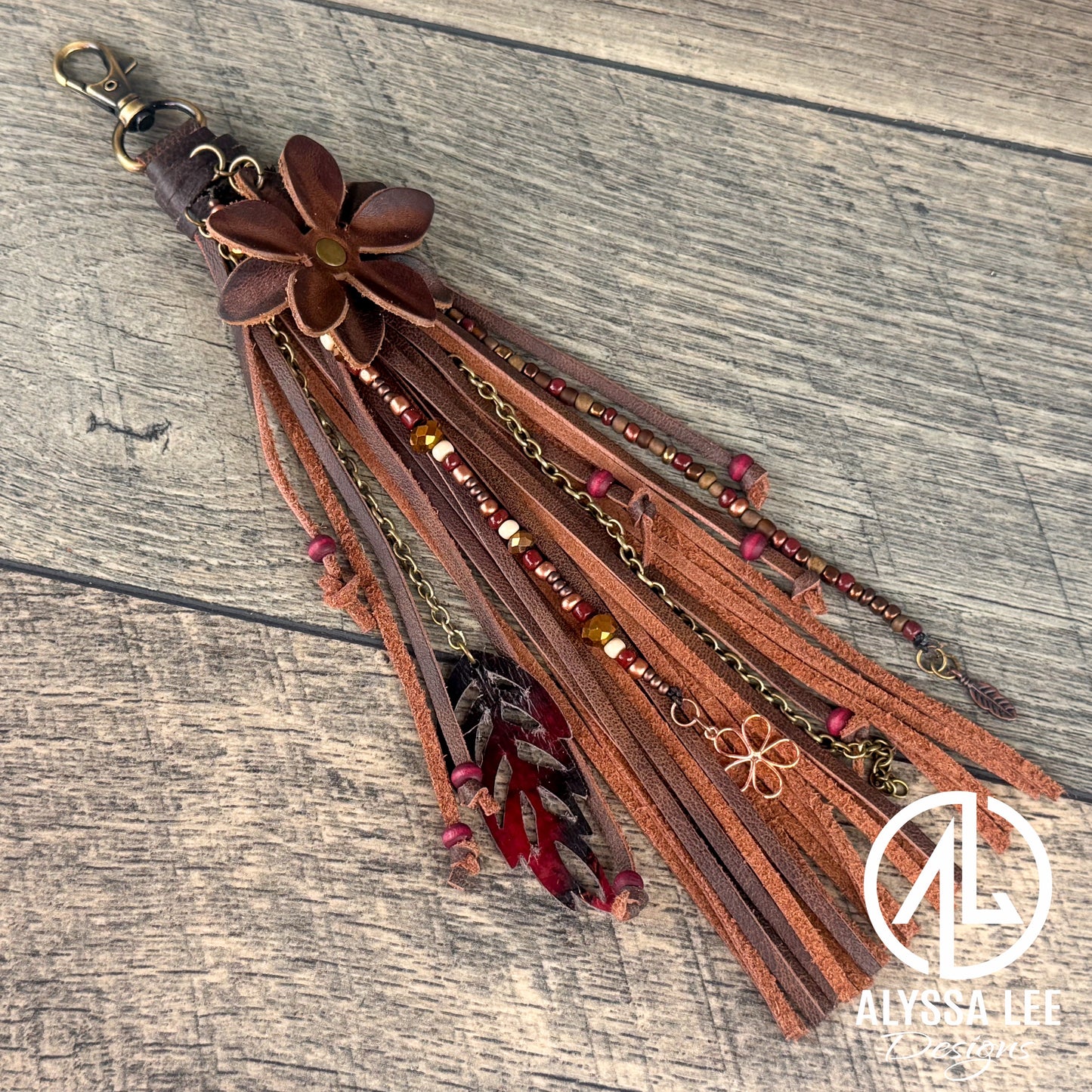 “Junk’d Up” Tassel 025 - Chocolate & Burgundy