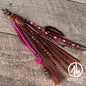 “Junk’d Up” Tassel 005 - Chocolate & Pink