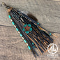 “Junk’d Up” Tassel 029 - Black, Leopard, Turquoise & Cactus