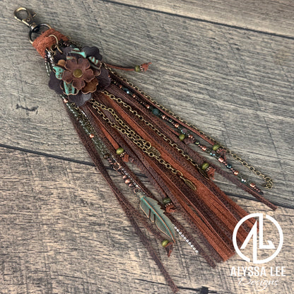 “Junk’d Up” Tassel 021 - Chocolate, Olive & Copper **ALYSSA’S PICK**