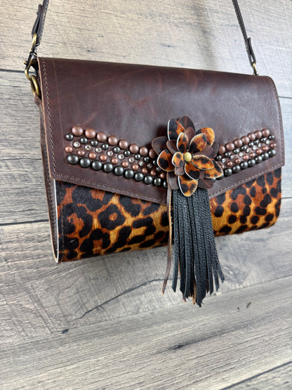 “Jasmine” Crossbody - New Leopard