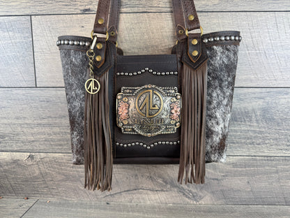 Mini Tiffy Tote w/Buckle Option - Cowhide