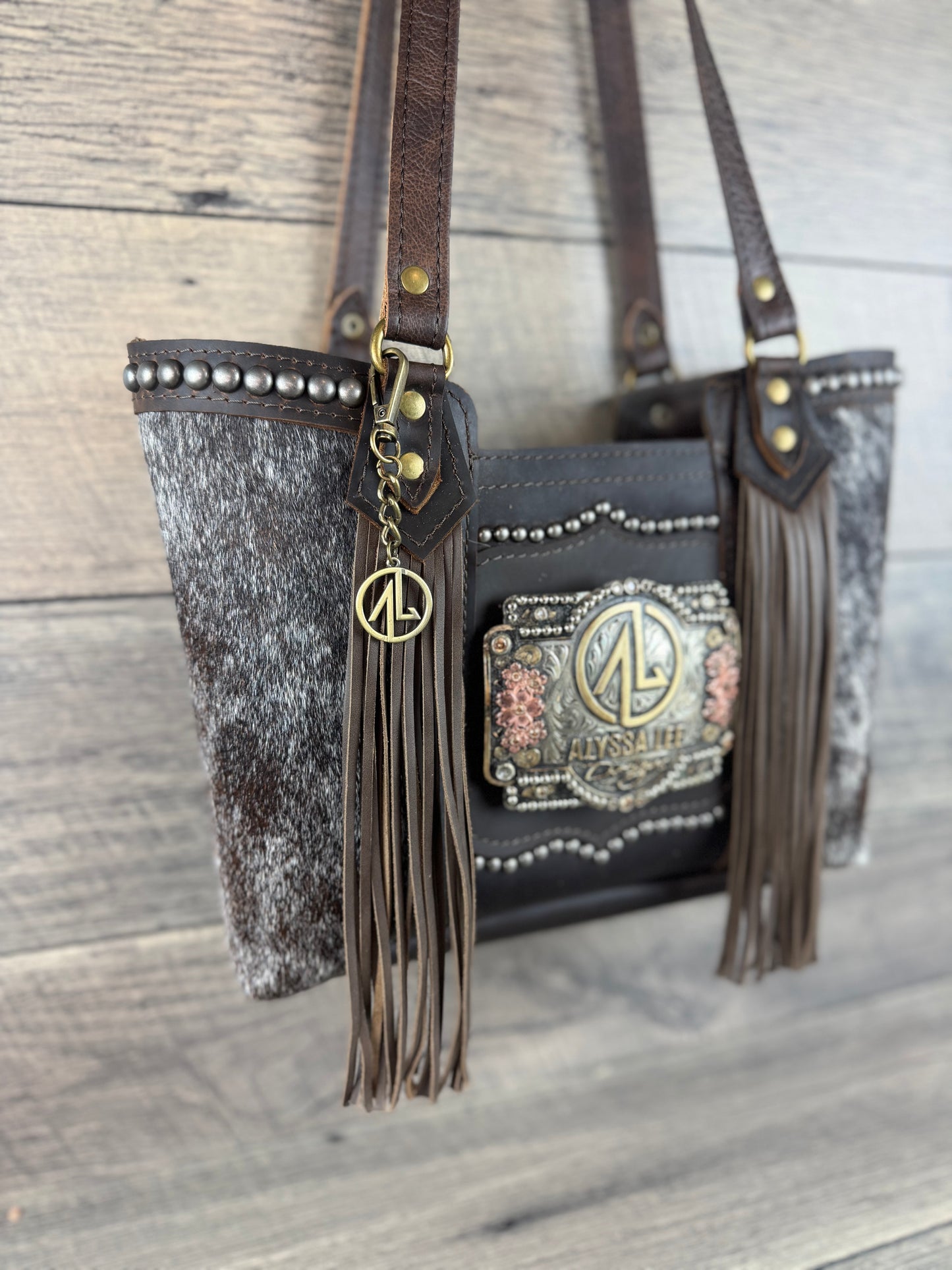 Mini Tiffy Tote w/Buckle Option - Cowhide