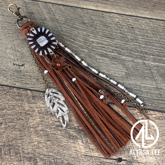 “Junk’d Up” Tassel 016 - Chocolate & White