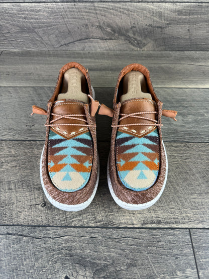 Women’s Size 8 - Brown Rust/Tucson Aqua