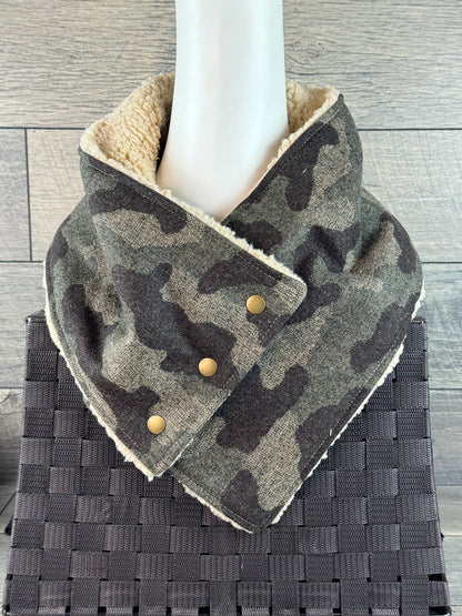 Camo Sherpa Cozy Cowl