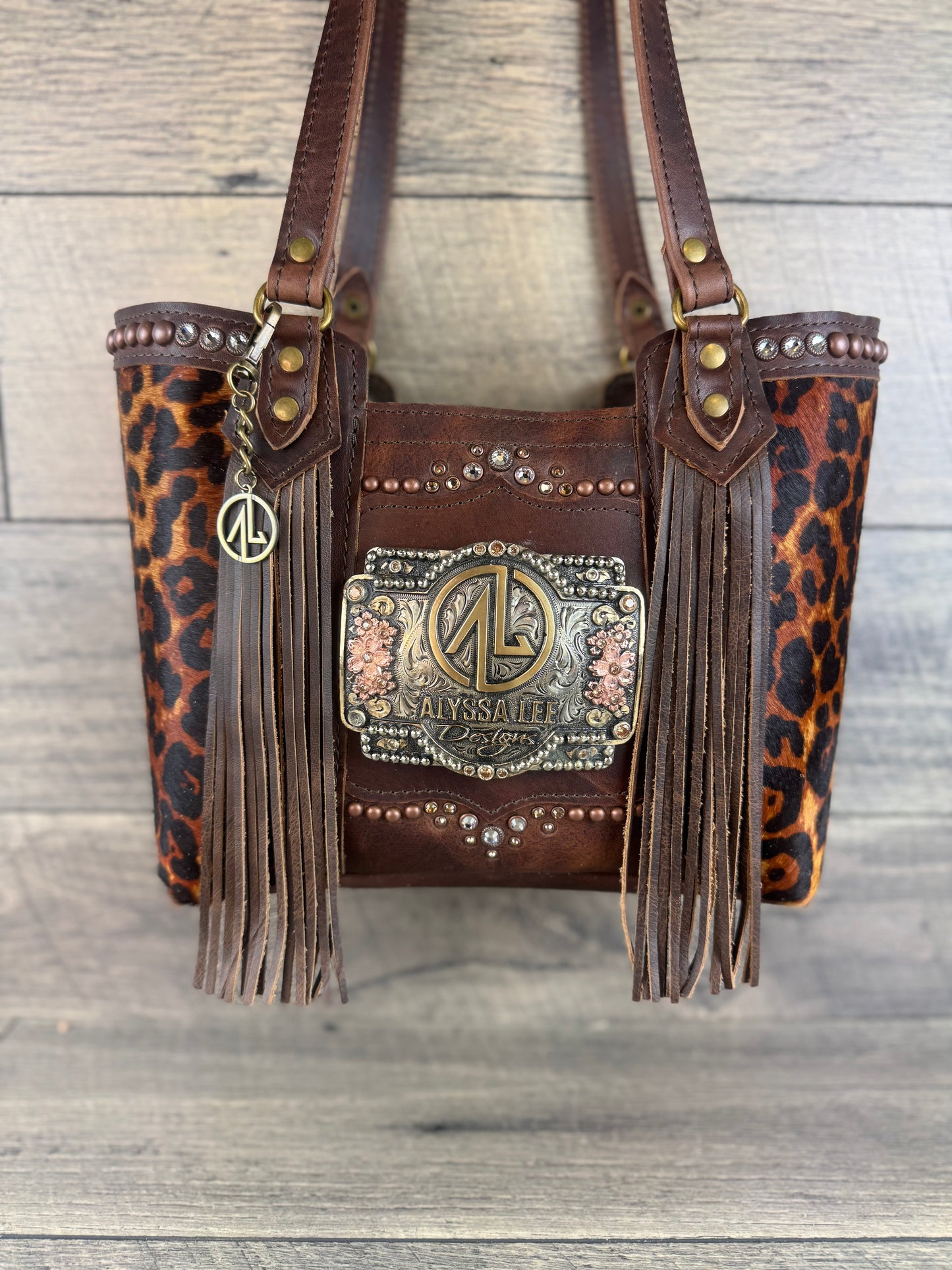 Mini Tiffy Tote w/Buckle Option - New Leopard