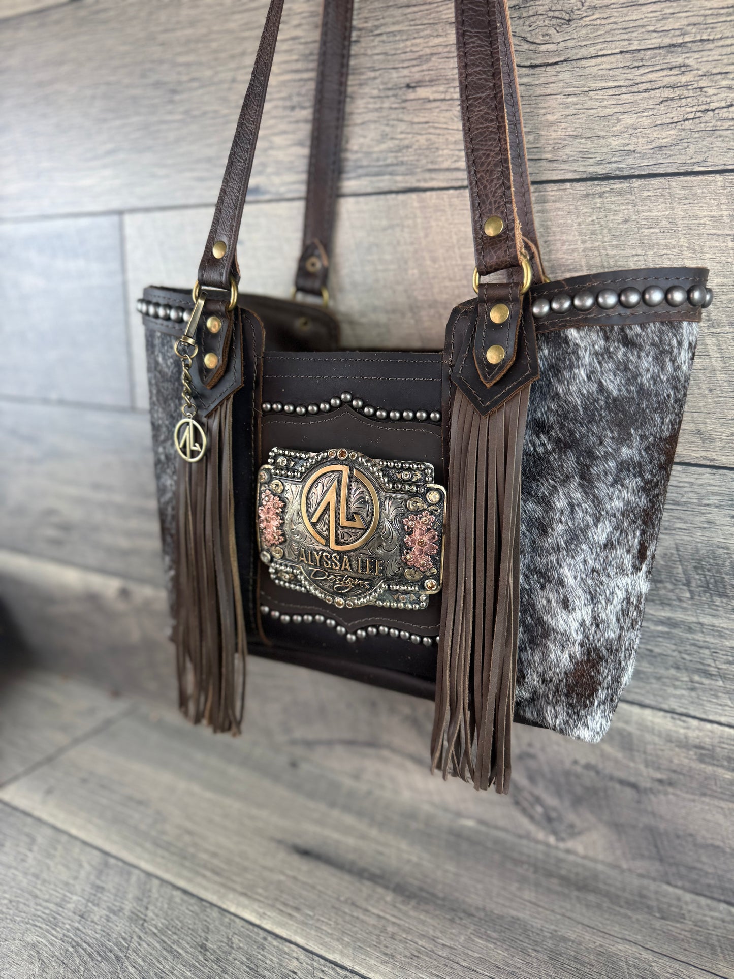Mini Tiffy Tote w/Buckle Option - Cowhide