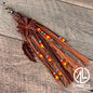 “Junk’d Up” Tassel 011 - Chocolate & Turquoise/Red/Orange
