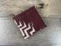 Dog Bag Holder - Burgundy & Tan