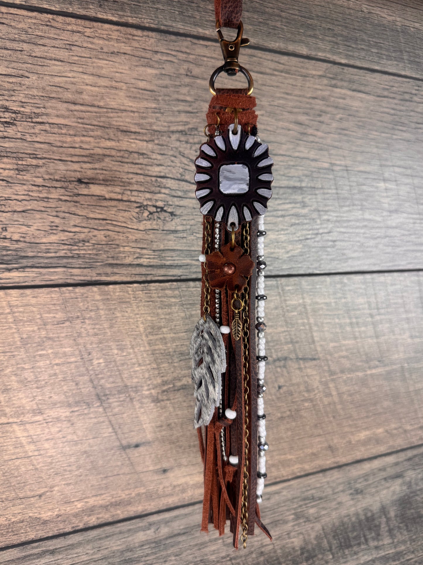 “Junk’d Up” Tassel 016 - Chocolate & White