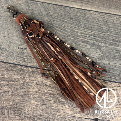 “Junk’d Up” Tassel 017 - Chocolate, Leopard & Neutrals