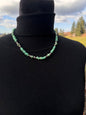 16” Santo Domingo Green Turquoise Necklace