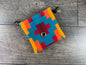 Dog Bag Holder - Rio Turquoise & Red