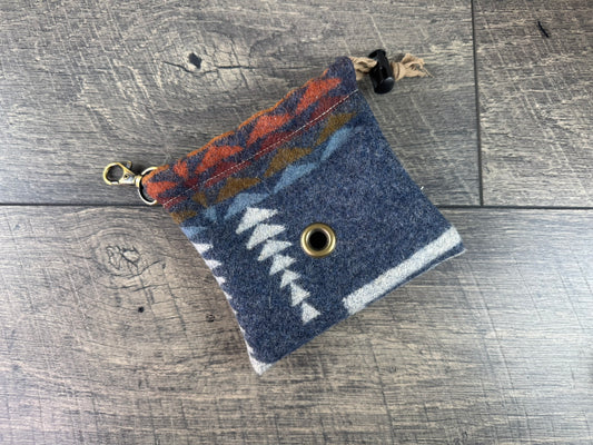 Dog Bag Holder - Navy Harding