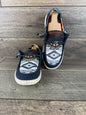Women’s Size 8 - Navy Aztec