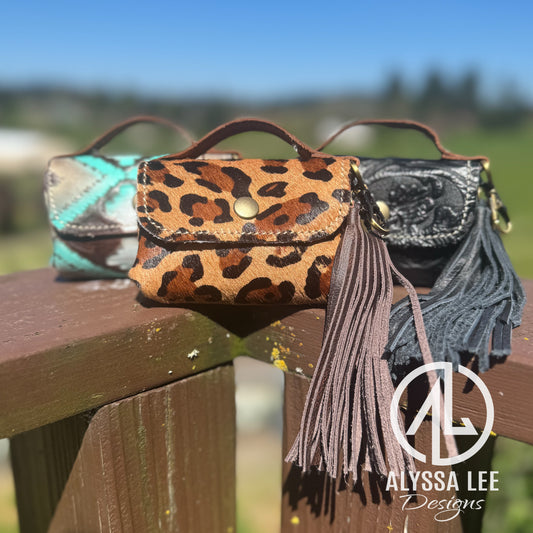 Custom Order Bag-Ette Mini Purse - Embossed or Cowhide