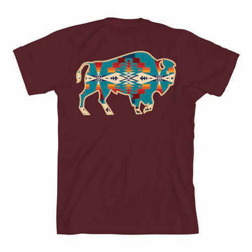 Tucson Bison Graphic Tee - Maroon